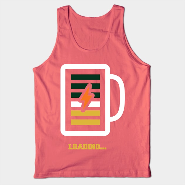 Loading Beer Progress Bar Shirt Please Wait Getting Drunk Tank Top by vo_maria